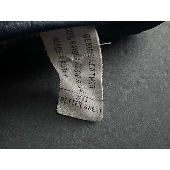 Vintage Better Sweet Leather Gloves Blue Unisex Ski Snow - Picture 5 of 6